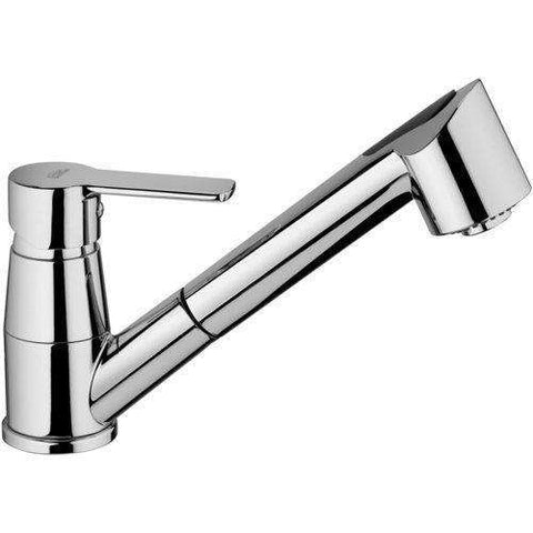 RED183 RED MISCELATORE MONOCOMANDO LAVELLO CON DOCCETTA ESTRAIBILE CROMATO PAFFONI-Archigo.it