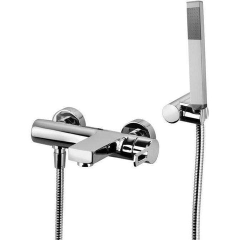 RIN023 RINGO MISCELATORE MONOCOMANDO ESTERNO VASCA/DOCCIA CON DUPLEX NERO OPACO PAFFONI-Archigo.it