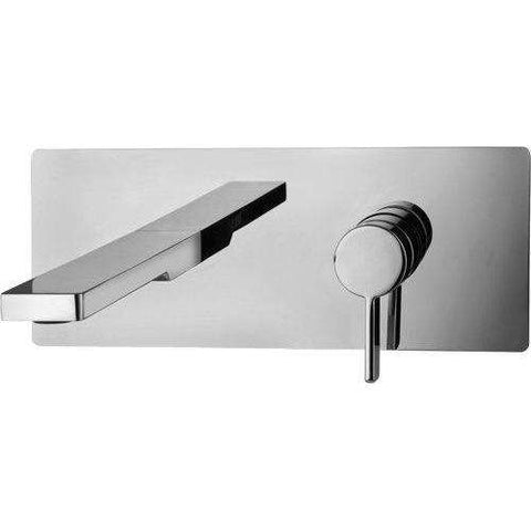 RO104 ROCK MISCELATORE LAVABO INCASSO E PIASTRA STEEL PAFFONI-Archigo.it