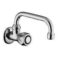 RUBINETTO SNODO 1/2' CON R 'U' CON ROOSONE DANUBIO CROMO PAFFONI DA205CR