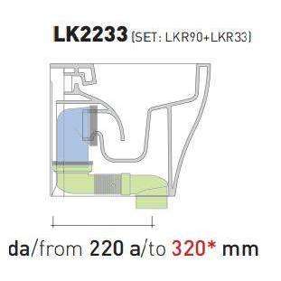 SET PER SCARICO A PAVIMENTO 220-330  FLAMINIA LK2233