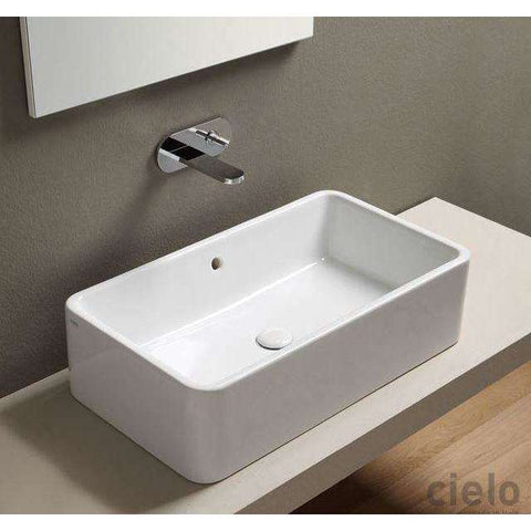 SHUI LAVABO DA APPOGGIO RETTANGOLARE 60 CIPRIA CIELO SHLAA6020CP