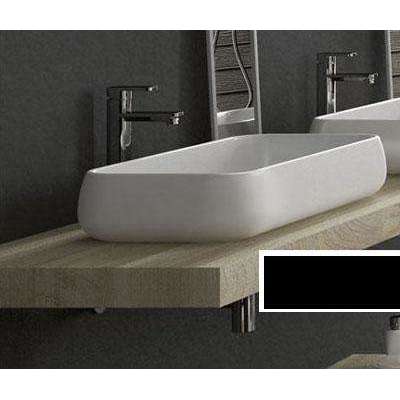 SHUI LAVABO D'APPOGGIO RETTANGOLARE 80 NERO CIELO SHLAA80N