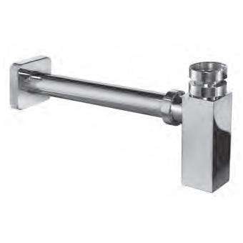 SIFONE COMPLETO 1'1/4 QUADRO DOMINO CROMO PAFFONI ZACC221CR