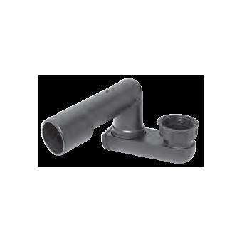 SIFONE ORIENTABILE PLASTICA PER COLON. A SALDARE  PAFFONI ZACC124