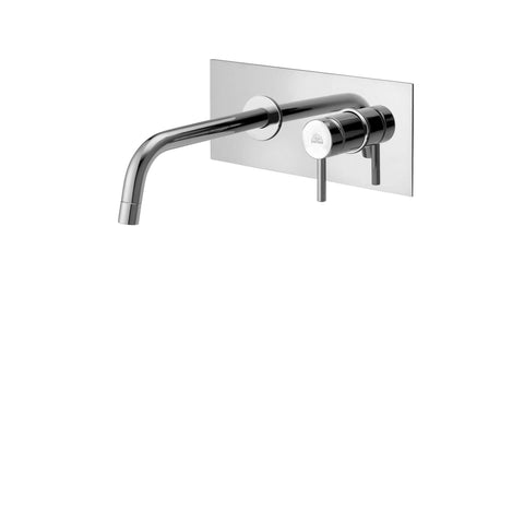 SK101 STICK MISCELATORE MONOCOMANDO LAVABO INCASSO CROMATO CON PIASTRA INOX PAFFONI-Archigo.it