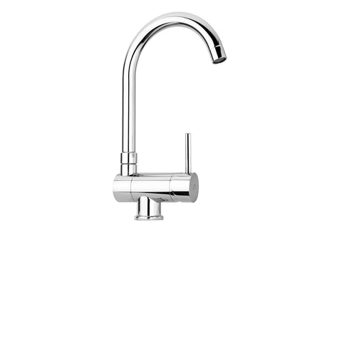 SK189 STICK MISCELATORE MONOCOMANDO LAVELLO RECLINABILE STEEL PAFFONI-Archigo.it