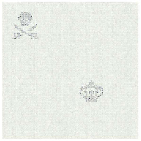 SKULLS & CROWNS WHITE  DECORI 10 BISAZZA CON KIT DI INSTALLAZIONE 06001456VLK