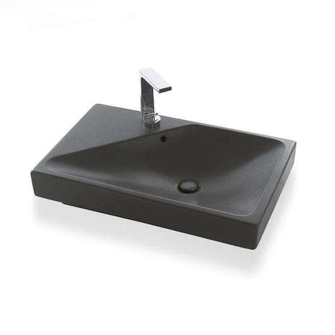 SMILE LAVABO BLINK SINISTRO ANTRACITE CIELO SMLA75SXA