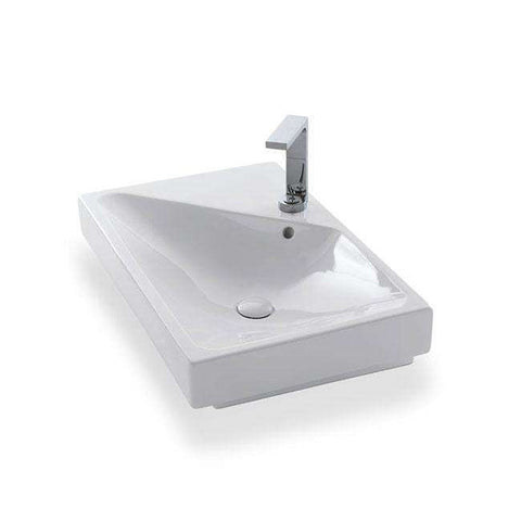 SMILE LAVABO BLINK SINISTRO BIANCO CIELO SMLA75SX