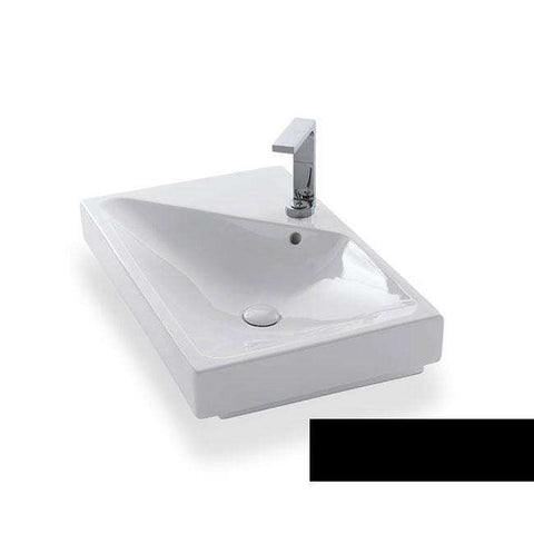 SMILE LAVABO BLINK SINISTRO NERO CIELO SMLA75SXN