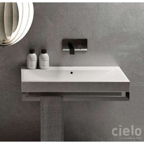 SMILE LAVABO DA APPOGGIO 100 CEMENTO CIELO SMLAA100CM