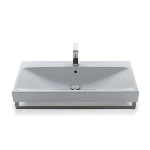 SMILE LAVABO SQUARE 100 BIANCO CIELO SMLA100