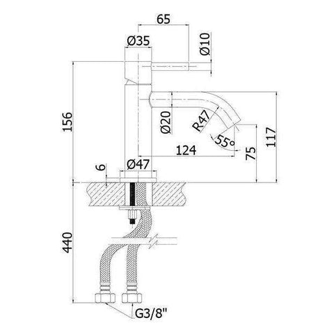 STEEL071 STEEL MISCELATORE MONOCOMANDO LAVABO ACCIAIO PAFFONI-Archigo.it