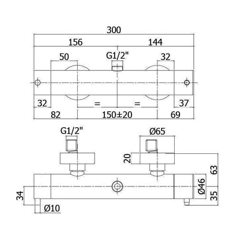 STEELQ168R STEEL MISCELATORE TERMOSTATICO DOCCIA ACCIAIO PAFFONI-Archigo.it