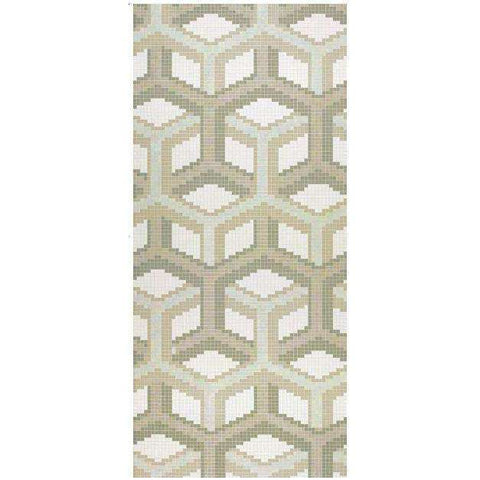 SUITE GRIGIO  DECORI 20 BISAZZA CON KIT DI INSTALLAZIONE 06001414VLK