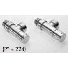 VALVOLA+ DETENTORE 1/2 REVERSA CROMO KIT ANTRAX E12RVR