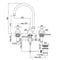 VLV057 VIOLA GRUPPO LAVABO 3 FORI ø1.1/4" RAMATO PAFFONI-Archigo.it