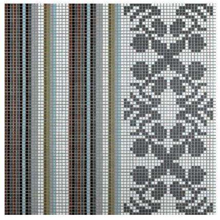 WALLPAPER GREY  DECORI OPUS ROMANO BISAZZA CON KIT DI INSTALLAZIONE 06004557SLK