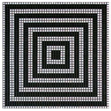 WENGE NERO  DECORI OPUS ROMANO BISAZZA CON KIT DI INSTALLAZIONE 06004559SLK