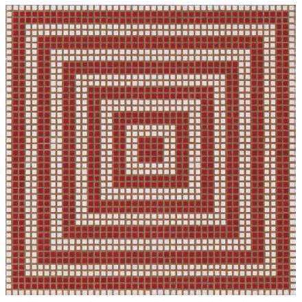 WENGE ROSSO  DECORI OPUS ROMANO BISAZZA CON KIT DI INSTALLAZIONE 06004560SLK
