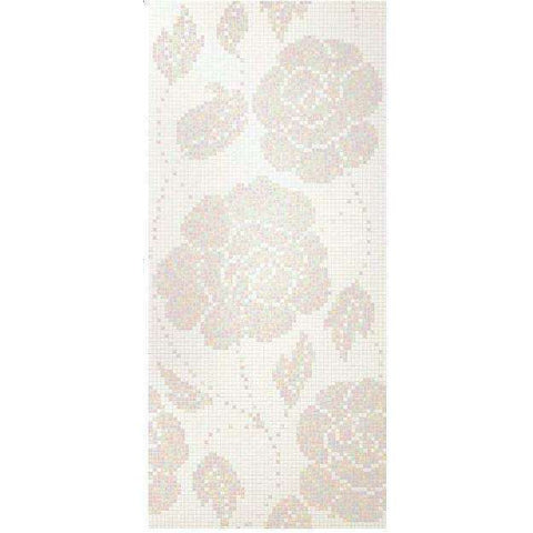 WINTER FLOWERS BIANCO  DECORI 20 BISAZZA CON KIT DI INSTALLAZIONE 06001361VLK