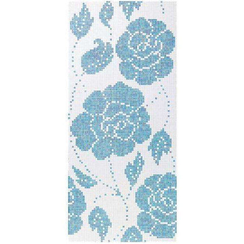 WINTER FLOWERS BLUE  DECORI 20 BISAZZA CON KIT DI INSTALLAZIONE 06001322VLK