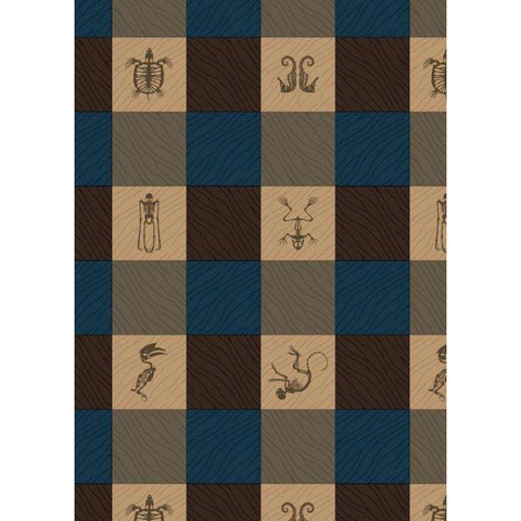 WOOD GINGHAM BLUE 20,2X20,2 WOOD BISAZZA  14WGI00004