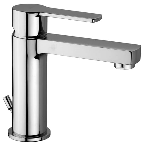 WS075-ES WEST MISCELATORE MONOCOMANDO LAVABO ø1.1/4" CROMATO PAFFONI-Archigo.it