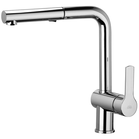 WS285 WEST MISCELATORE MONOCOMANDO LAVELLO CON DOCCETTA 2 GETTI CROMATO PAFFONI-Archigo.it