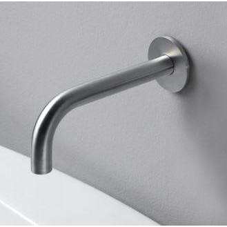 X1 BOCCA EROGAZIONE A PARETE ACCIAIO  FLAMINIA X12562ACC