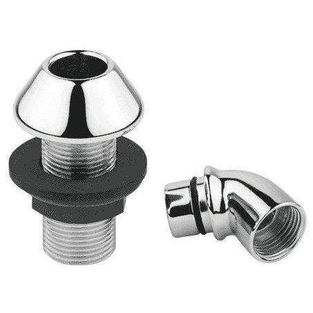ZACC139 SET CURVETTA+BASE+FISSAGGIO PER 045-046 CROMO/GOLDEN FLASH PAFFONI-Archigo.it