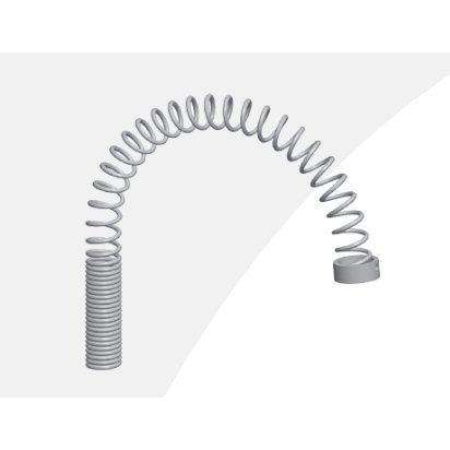 ZACC217 MOLLA FILO ø4 CON RACCORDO PER 176-177-178-179 CROMATO PAFFONI-Archigo.it