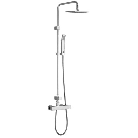 ZCOL607 LEVEL PLUS COLONNA DOCCIA CON MISCELATORE LEC168R CROMATO PAFFONI-Archigo.it