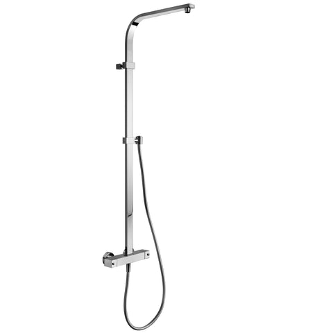 ZCOL665 CITY COLONNA DOCCIA SENZA SOFFIONE CON LEQ269R CROMATO PAFFONI-Archigo.it