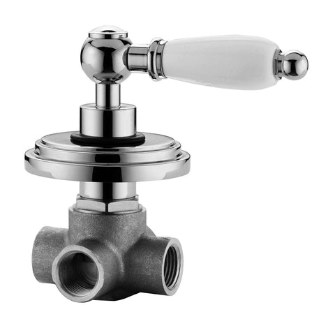 ZDEV080 DEVIATORE 2 VIE CON STOP RETRO BRONZATO PAFFONI-Archigo.it