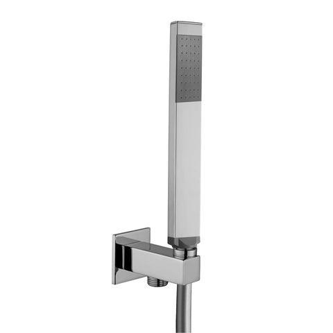 ZDUP095 DUPLEX ESTERNO QUADRO CON PRESA ACQUA CROMATO/ARGENTO PAFFONI-Archigo.it