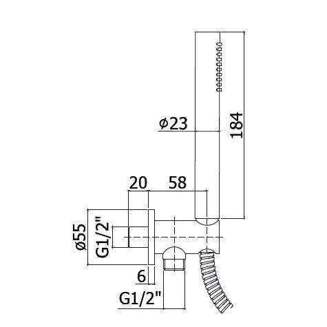 ZDUP103 TONDO STEEL SET DOCCETTA ACCIAIO PAFFONI-Archigo.it