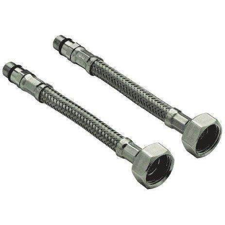 ZFLX019 SET FLESSIBILI PER ARTICOLO 050 2 PEZZI INOX CROMATO PAFFONI-Archigo.it