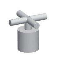 ZMANV058 MANIGLIA PER ARTICOLO 100 CROMATO PAFFONI-Archigo.it