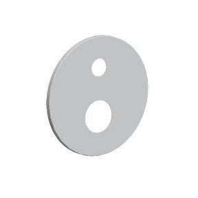 ZPIA016 PIASTRA 2FORI ø200 CON GUARNIZIONI PER 010 100 NERO PAFFONI-Archigo.it