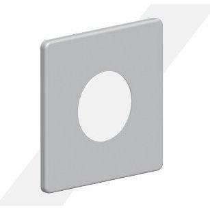 ZPIA026 PIASTRA 1 FORO CON GUARNIZIONE PER ARTICOLO 010 INOX CROMATO PAFFONI-Archigo.it