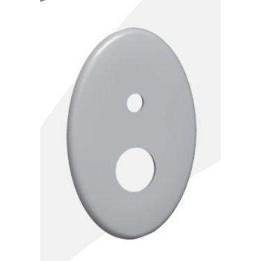 ZPIA040 PIASTRA 2 FORI CON GUARNIZIONE PER ARTICOLO 015 CROMATO PAFFONI-Archigo.it