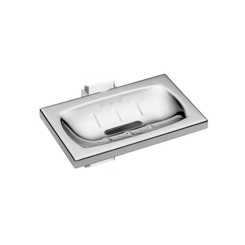 ZSAL080 PORTA SAPONE LEVEL PER ASTA CROMATO PAFFONI-Archigo.it