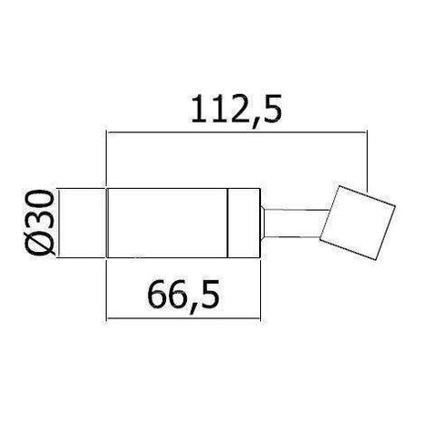 ZSUP020 SUPPORTO ESTERNO SNODATO PER ARTICOLO 023-168D BIANCO OPACO PAFFONI-Archigo.it